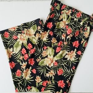 🆕🏷️Primark Floral Print Belted Palazzo Pants